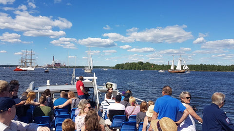 7.7. From Helsinki Tallship cruise Parade of sails from Kauppatori. m/s King at 11:30 a.m. Duration 3 hours.